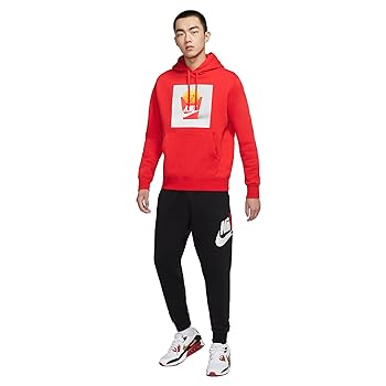 Nike Mens Sole Food Pullover Hoodie Waffle Fries (as1, alpha